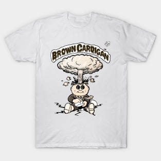 Brown Cardigan Collab Tee T-Shirt